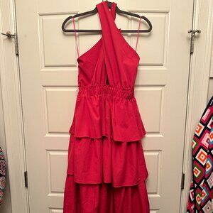 Endless Rose ruffled midi dress